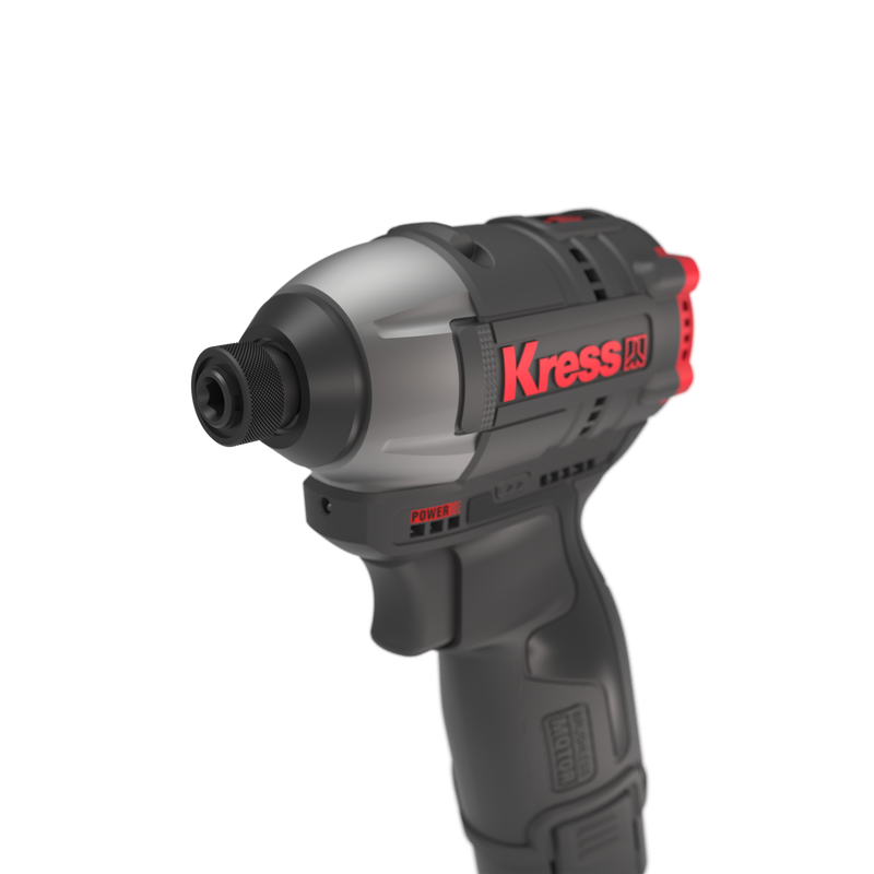 Kress 1/4" 12V, 140Nm Impact Driver Kit - KUB50.2