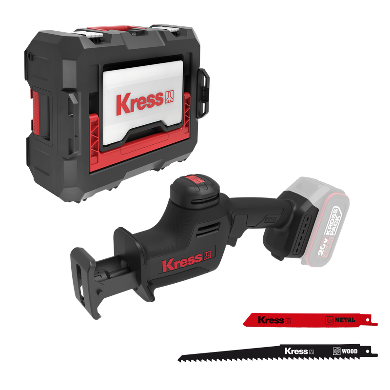 Kress 20V, Cordless Brushless Small Reciprocating Saw - Tool Only - KUE00.91