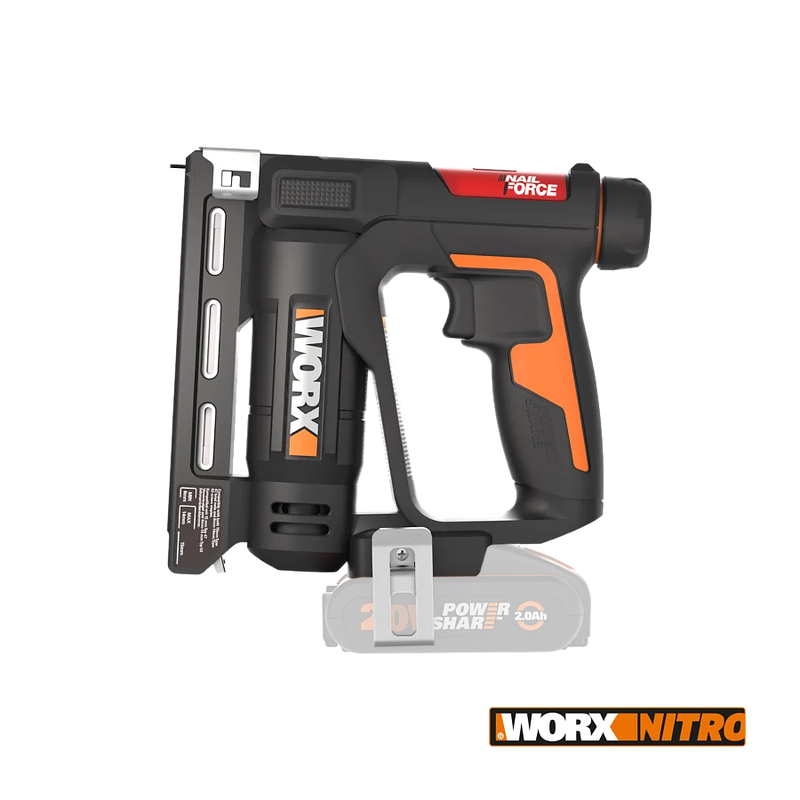 Worx 20V Cordless, Crown Stapler - Tool Only - WX843.9