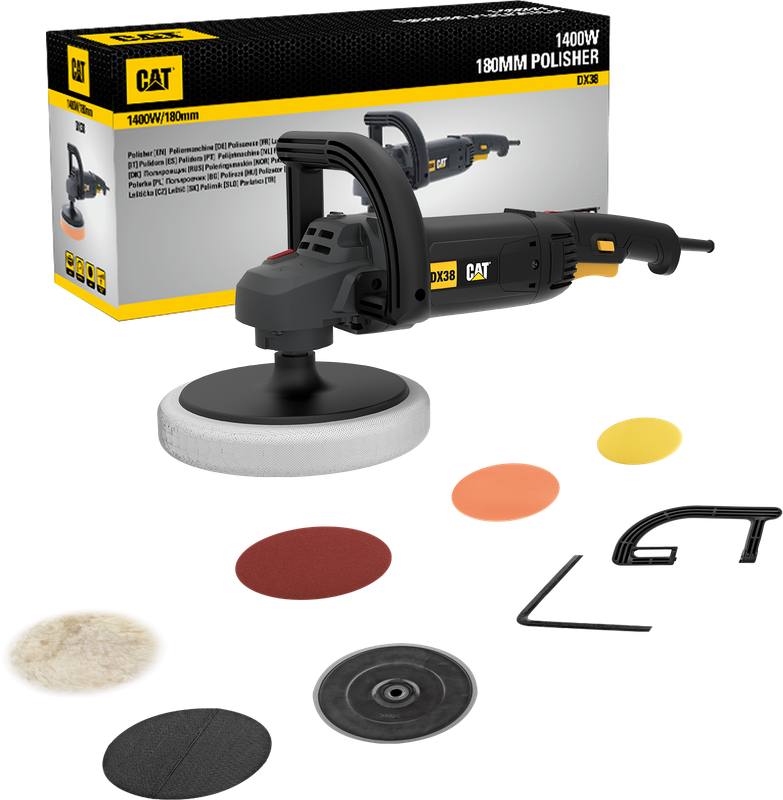 CAT 1400W, 180mm Polisher - DX38