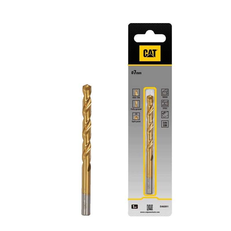 CAT HSS Drill Bit 8mm x 117mm - DA02012