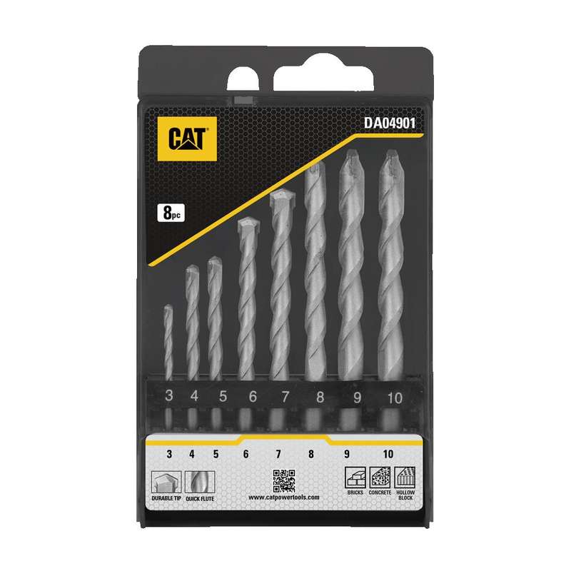 CAT Hard Surface Masonry Drill Bit Set - DA04901