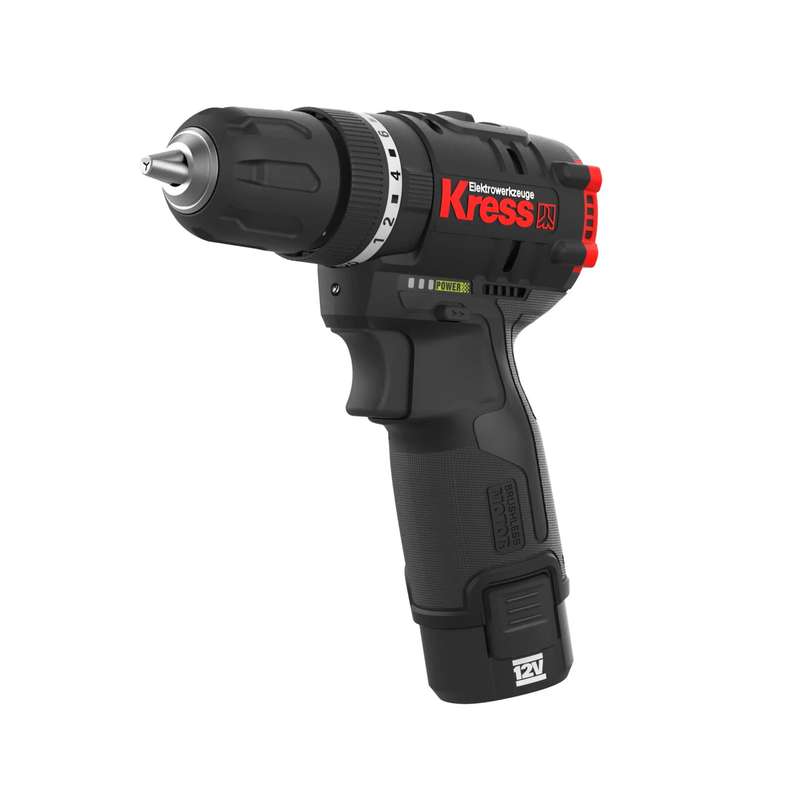 Kress 12V, 40Nm Hammer Drill Kit - KUC12