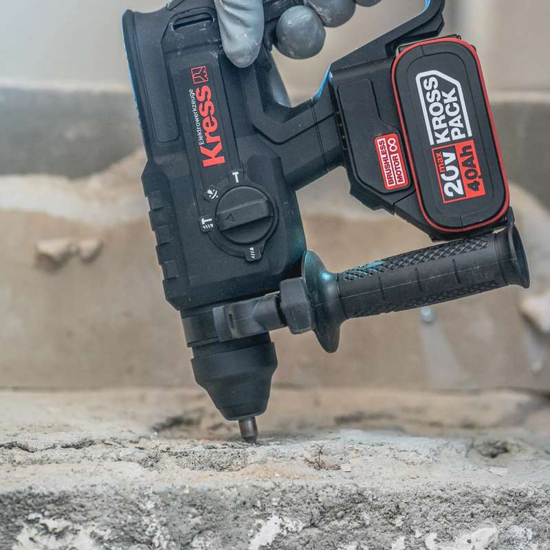 Kress 20V, Rotary Hammer SDS+ Kit - KUC60.2
