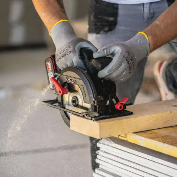 Kress 20V Cordless, Brushless 165mm Circular Saw - Tool Only - KUE12.9