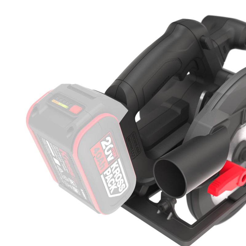 Kress 20V Cordless, Brushless 165mm Circular Saw - Tool Only - KUE12.9