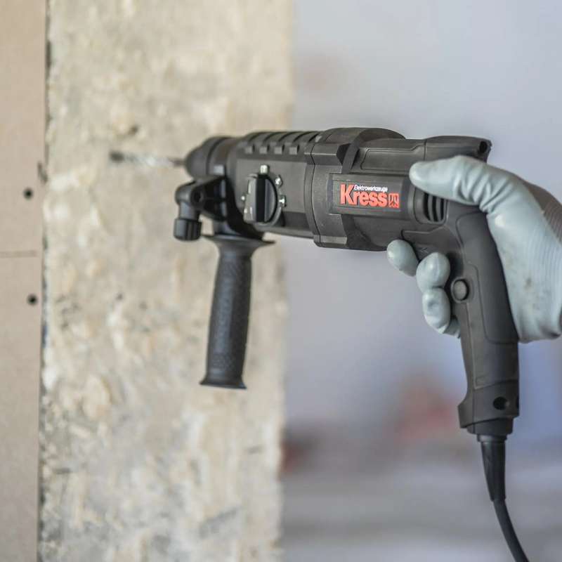 Kress 850W, 3J Rotary Hammer SDS+ - KUX12P