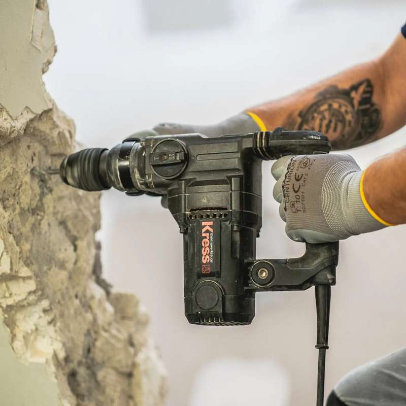 Kress 1100W, 5J Rotary Hammer SDS+ - KUX15P