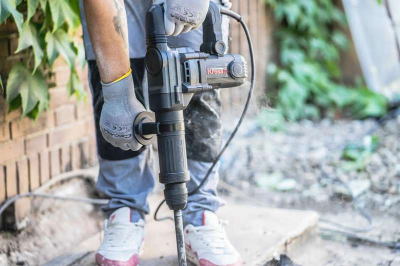 Kress 1200W, 14J Demolition Hammer - KUX35P