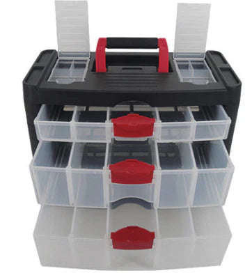 Storage Box - 3 Pull Out Drawers 400mm
