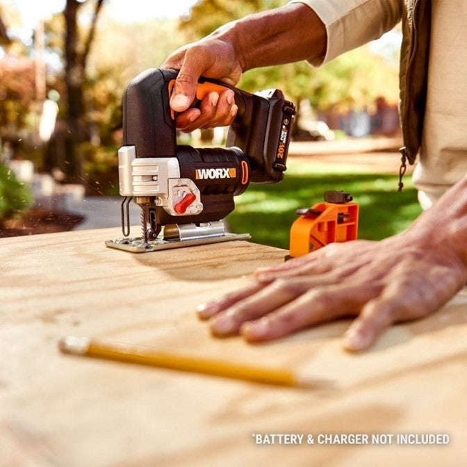 Worx 20V Cordless Pendulum Jigsaw - Tool Only - WX543.9