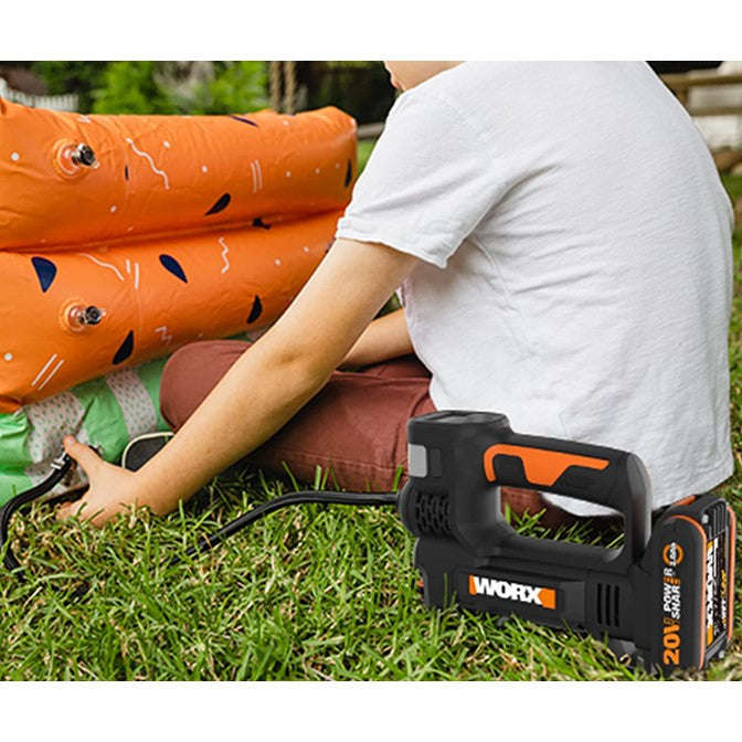 Worx 20V Cordless Inflator 4 in 1 - Tool only - WX092.9