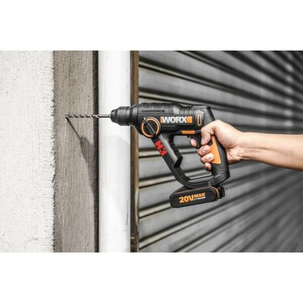 Worx 20V Compact Cordless Rotary Hammer - Tool Only - WX390.9
