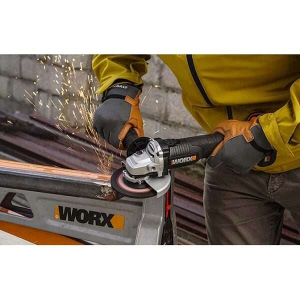 Worx 20V Cordless 125mm Angle Grinder - Tool Only - WX812.9