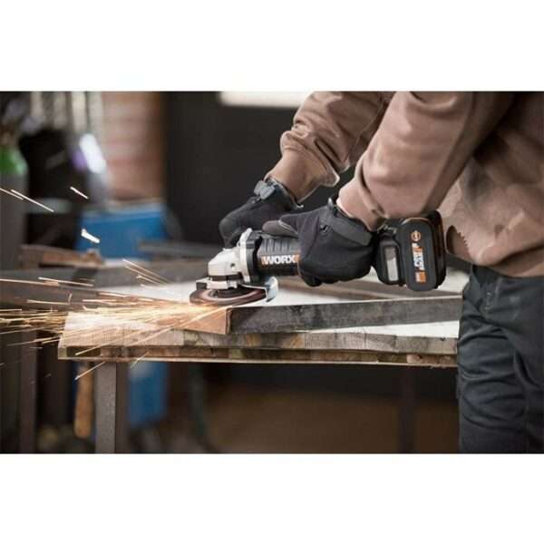 Worx 20V Cordless 125mm Angle Grinder - Tool Only - WX812.9