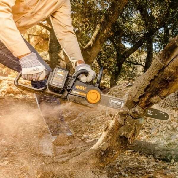 Worx Nitro 40V Cordless Chain Saw Kit - WG385E