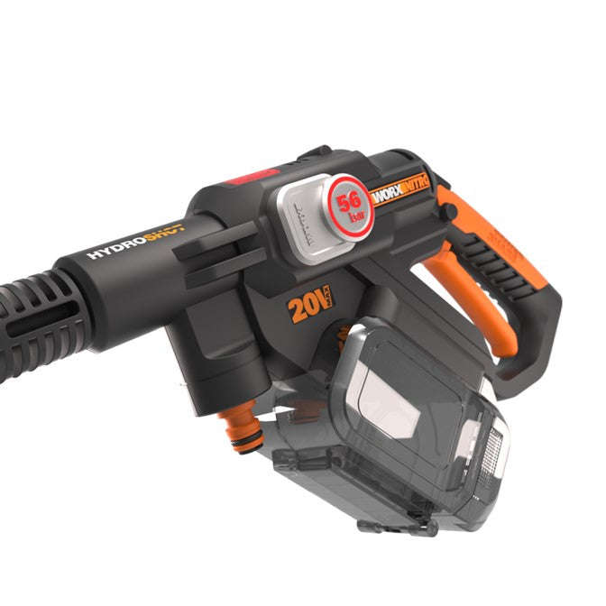 Worx 20V HydroShot High Flow Portable Cleaner - Full Kit - WG633