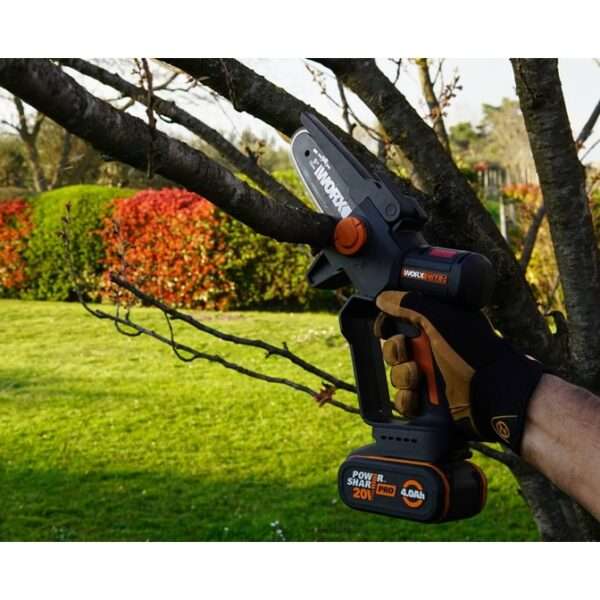 Worx 20V Nitro Brushless Hand Pruner Chain Saw - Tool Only - WG325E.9