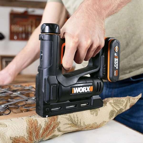 Worx 20V Cordless, Crown Stapler - Tool Only - WX843.9