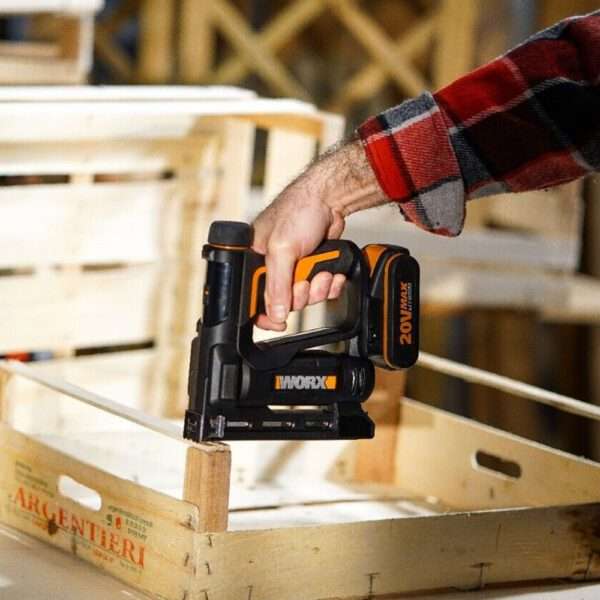 Worx 20V Cordless, Crown Stapler - Tool Only - WX843.9