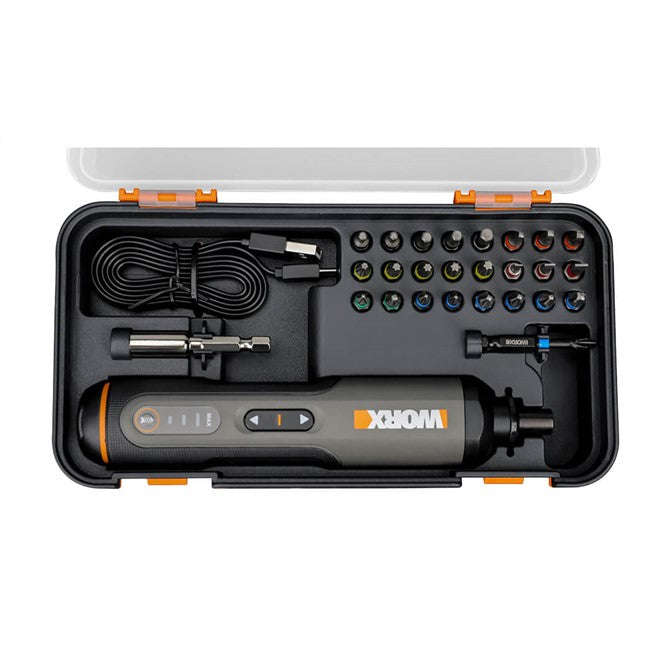 Worx 4V Electronic Screwdriver Set - WX240