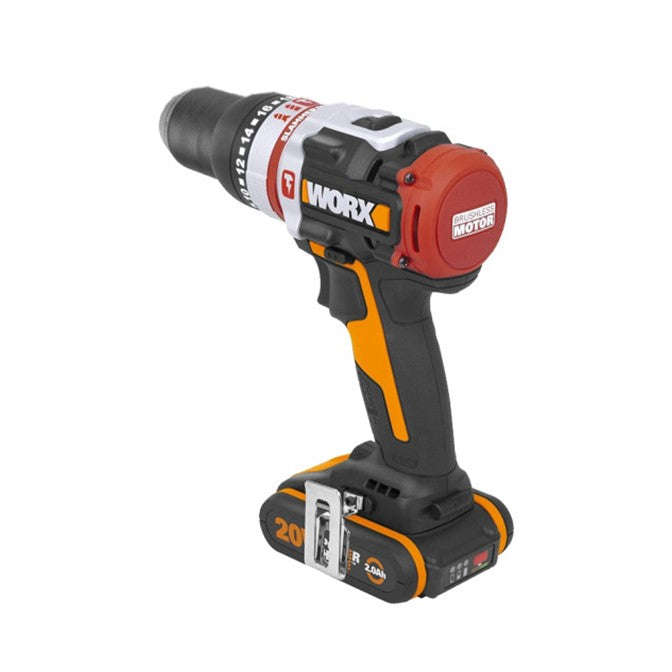 Worx 20V Slammer 3 in 1 Hammer Drill Kit - WX354.1