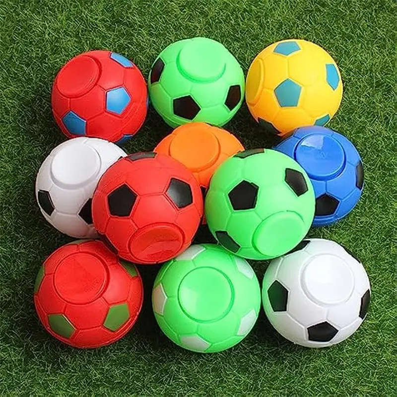 Soccer Ball Fidget Spinners - 10 Pieces
