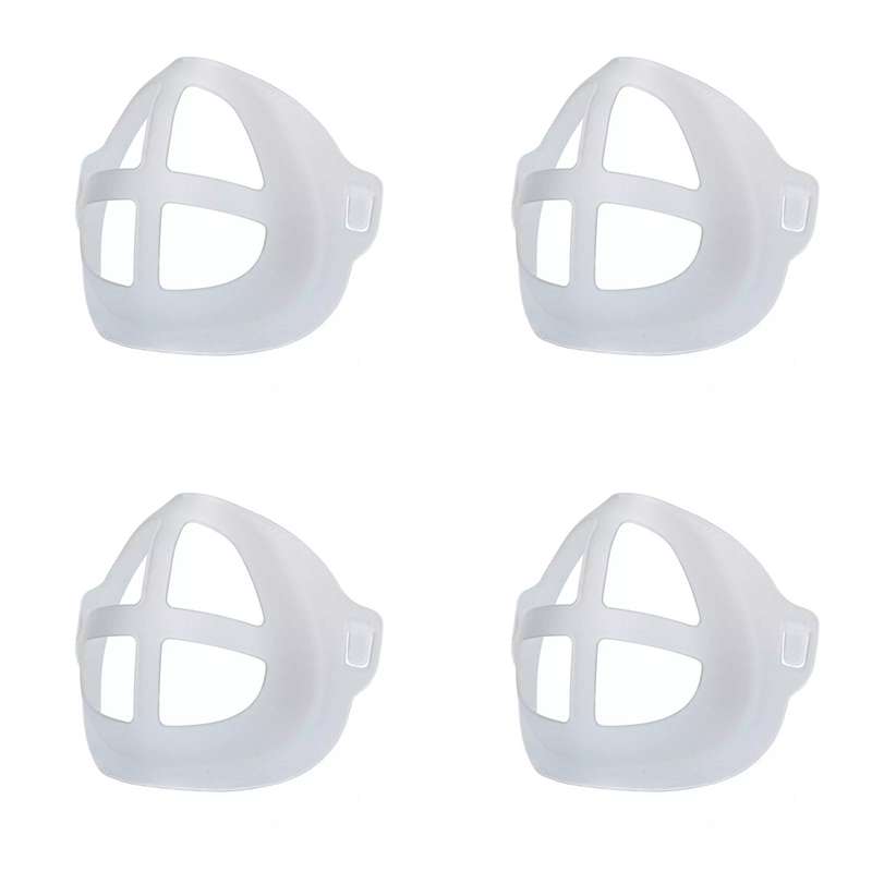 Pack of 4 face brackets for underneath mask