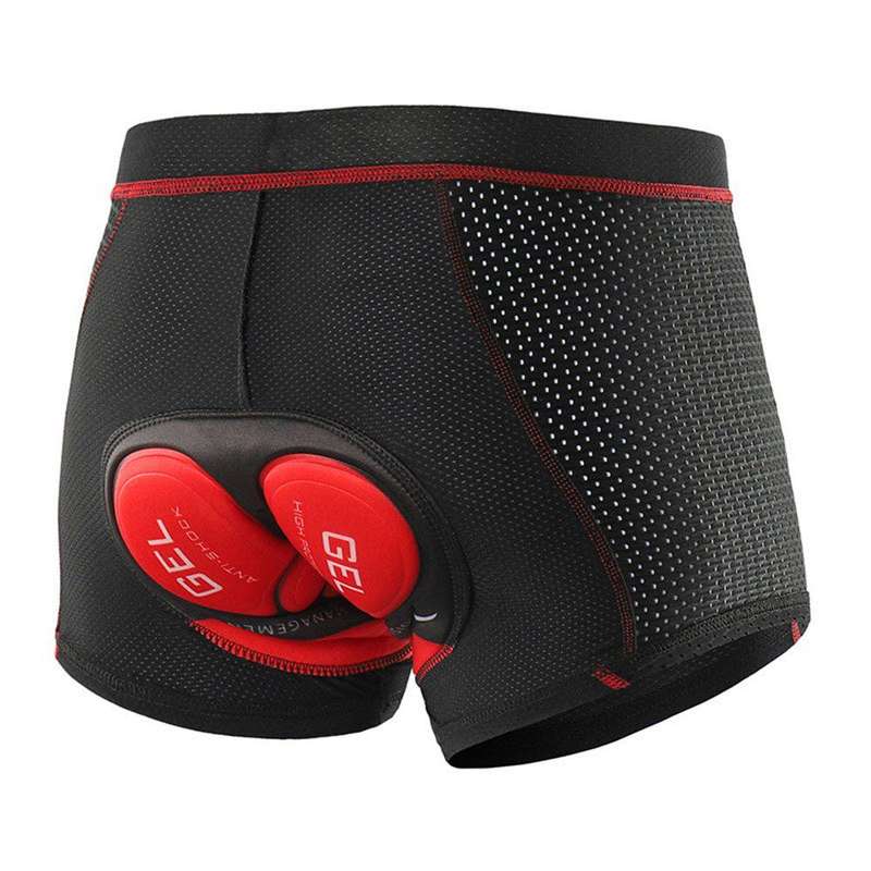 Men's Cycling Underwear Shorts with Gel Pad - M