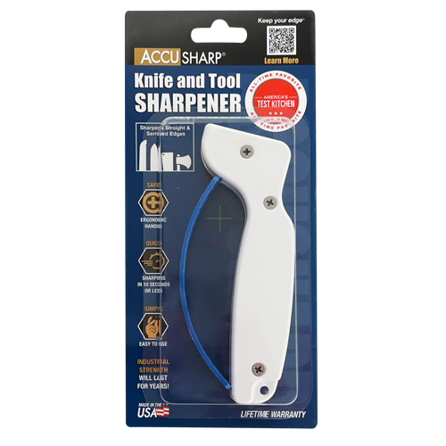 ACCUSHARP TWO STEP SHARPENER- SERRATED EDGES