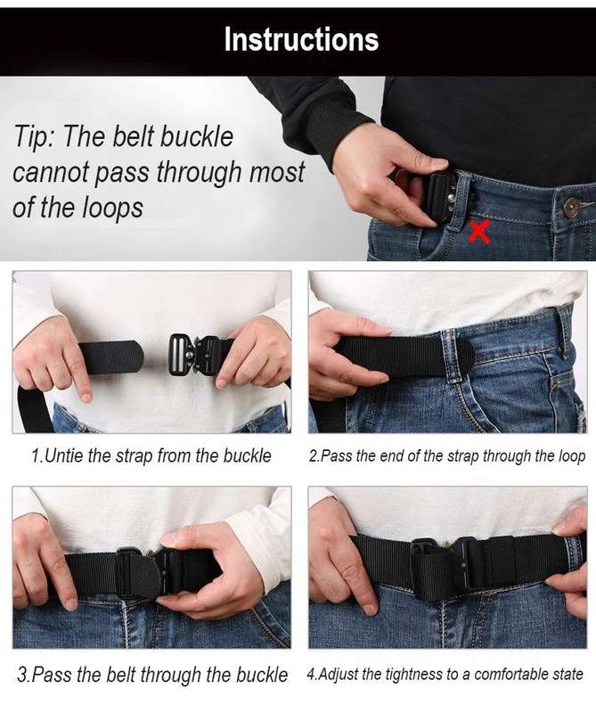 TACTIX JD-1 TACTICAL BELT-HEAVY DUTY NYLON