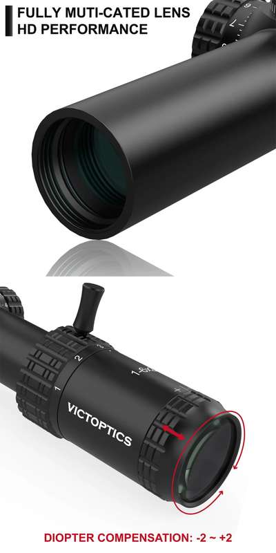 VECTOR OPTICS - S6 RIFLE SCOPE 1-6X24 SFP LPVO