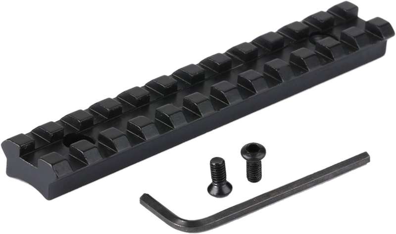 125MM ALUMINIUM PICATINY PERMA MOUNT - ARCHED BASE