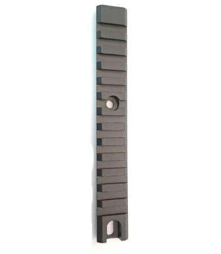 155MM PICATINY RAIL PERMA MOUNT, STRAIGHT (AL)