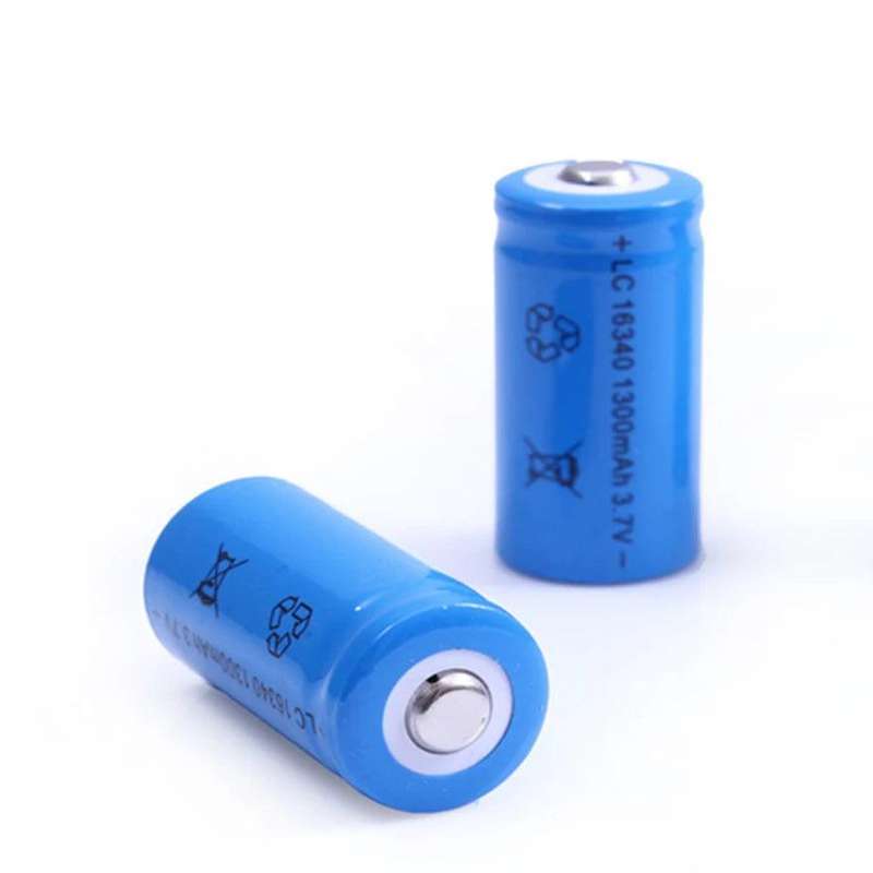 16340 LI-ION BATTERY, 3.7V - 1400 MAH