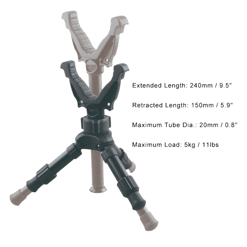 ROKSTAD RSGR-06 SHOOTING TRIPOD - 24CM V-MOUNT