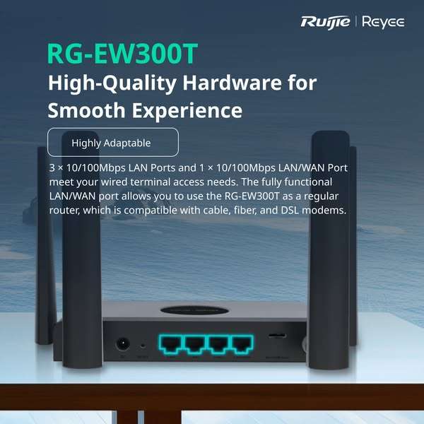 REYEE N300 WIRELESS 4G LTE ROUTER