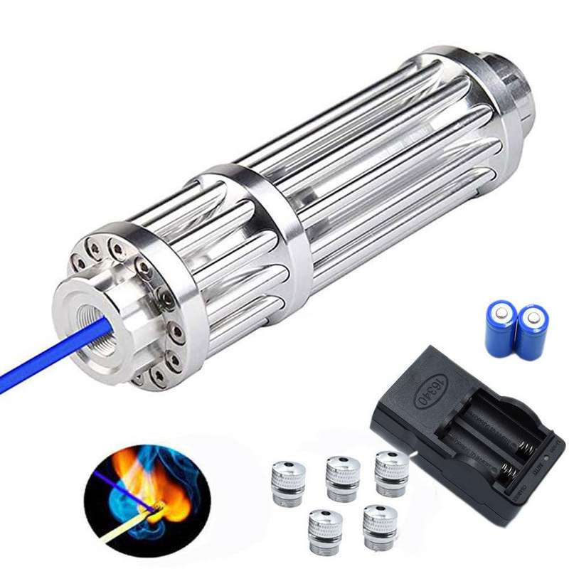 500MW BLUE LASER POINTER KIT W/ CHARGER