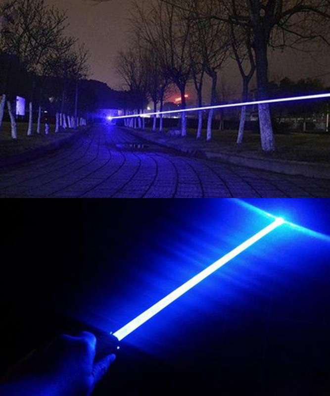 500MW BLUE LASER POINTER KIT W/ CHARGER