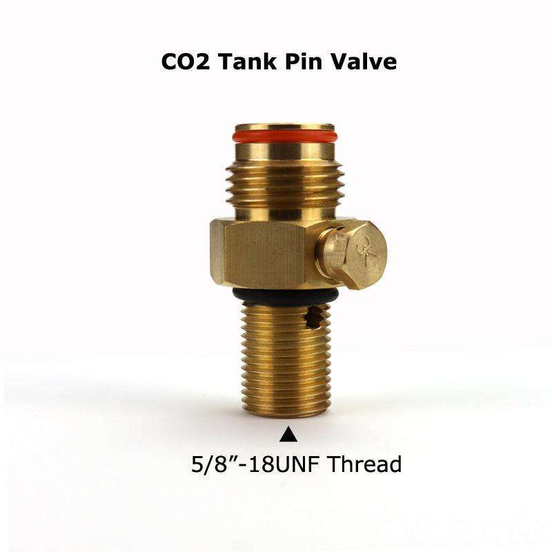 5/8"-18 UNF PAINTBALL TANK PINHEAD VALVE