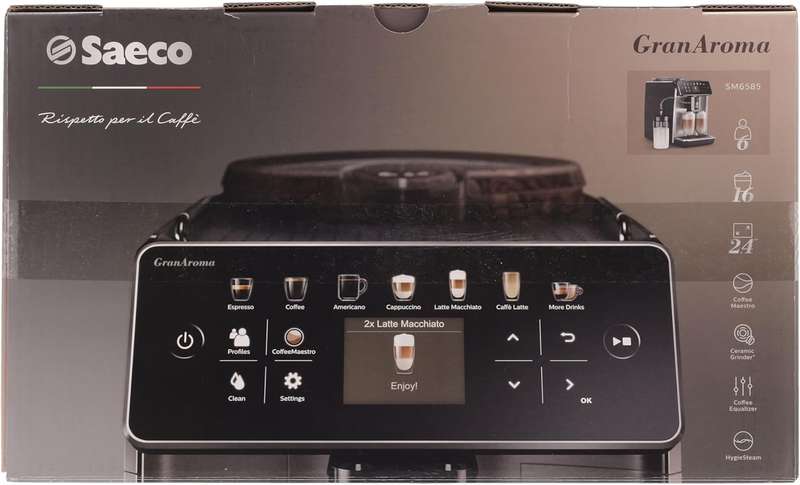 SAECO GRANAROMA SM6580 ESPRESSO MACHINE-WHITE