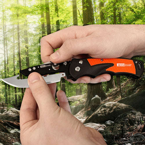 ACCUSHARP RAZOR KNIFE + 2 REPLACEMENT BLADES