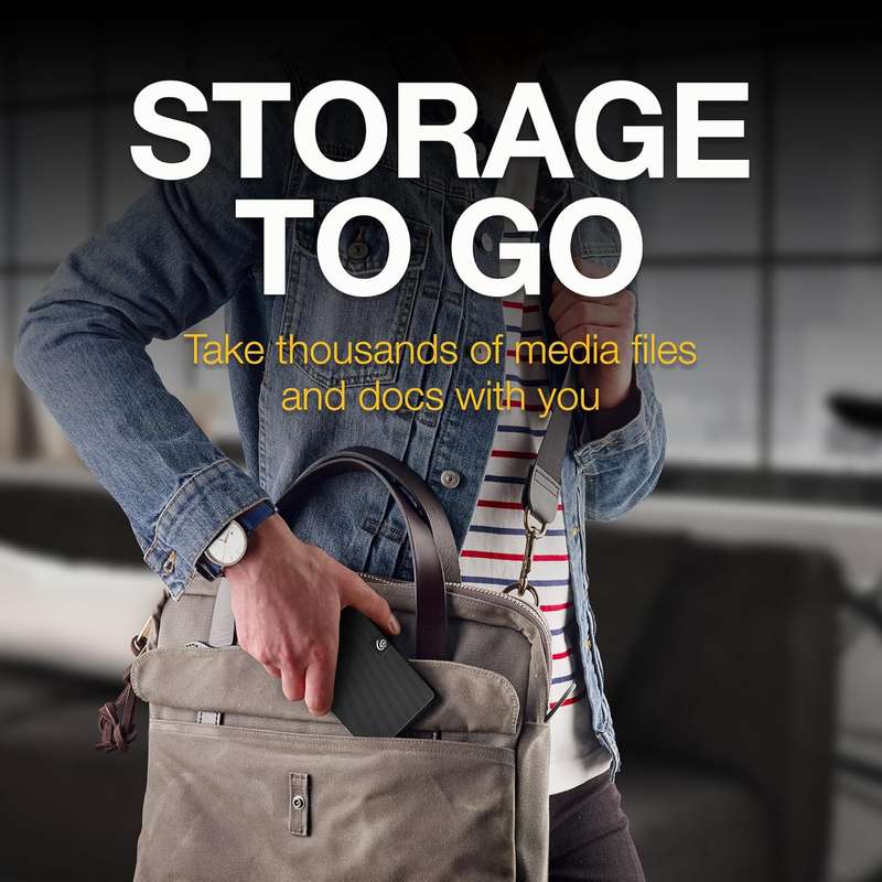 SEAGATE EXPANSION 4TB PORTABLE EXTERNAL HARD DRIVE