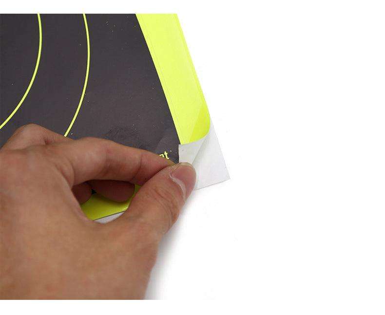 9.5x14.5" ADHESIVE HI-VIS TARGET SHEETS - 10's