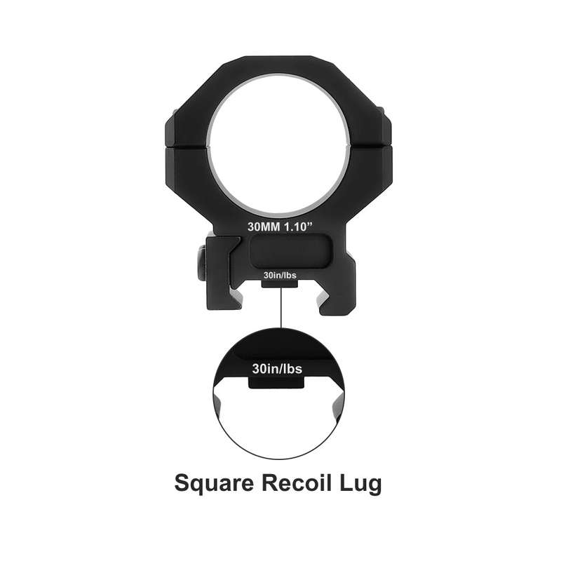 MARCOOL HEAVY DUTY LOW PICATINNY MOUNT SET 30MM