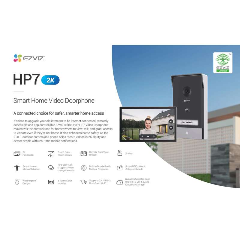 EZVIZ HP7 SMART VIDEO INTERCOM - 3MP