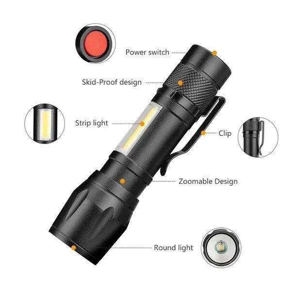 ANDOWL MINI RECHARGEABLE FLASHLIGHT - Q-S112