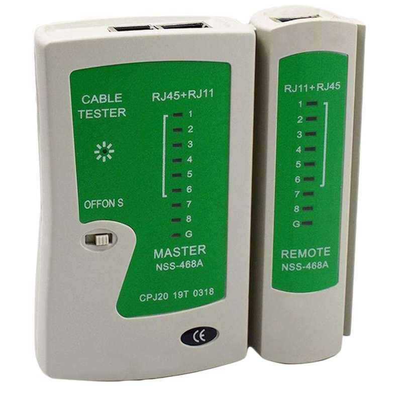 ANDOWL NETWORK CABLE TESTER, RJ11/RJ45 - Q314