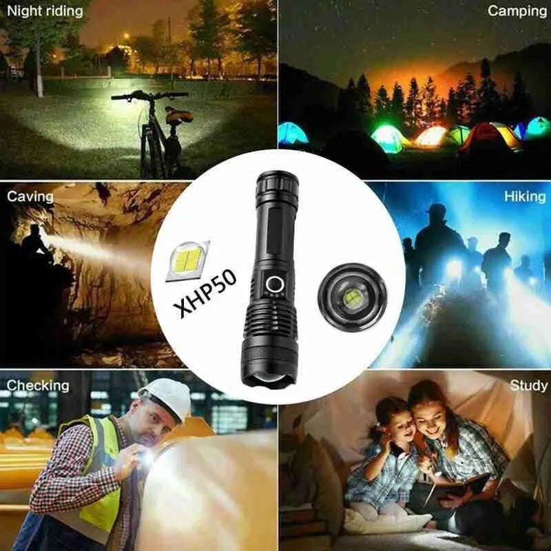 ANDOWL RECHARGEABLE 18650MAH FLASHLIGHT-Q-5109