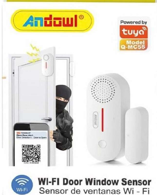 ANDOWL WI-FI DOOR/WINDOW SIREN - Q-MC55